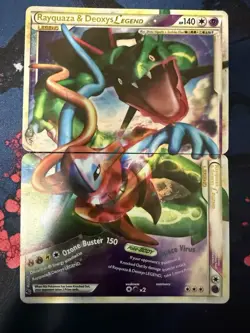 Pokemon TCG Rayquaza & Deoxys LEGEND (Both Halves) Undaunted 89+90/90 - NM - Image 1