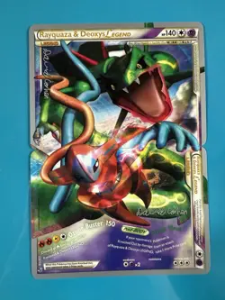Pokemon TCG Rayquaza & Deoxys LEGEND (Both Halves) Undaunted 89+90/90 - NM - Image 1
