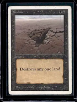 1993 Magic: The Gathering Unlimited Sinkhole #NNO - Image 1