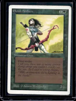 1994 Magic: The Gathering Revised Edition Elvish Archers #NNO - Image 1
