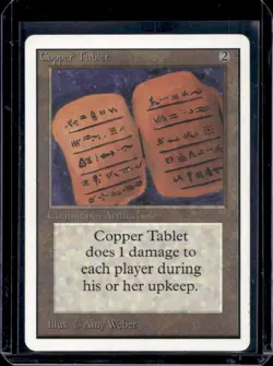 1993 Magic: The Gathering Unlimited Copper Tablet #NNO - Image 1