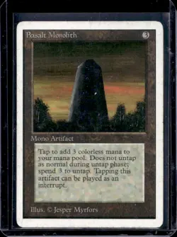 1994 Magic: The Gathering Revised Edition Basalt Monolith #NNO - Image 1