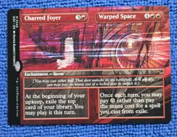 MTG 1x Charred Foyer Warped Space - Duskmourn: House of Horror - Image 1