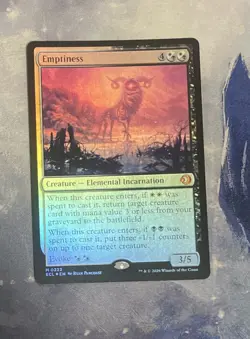 Mtg - Emptiness (0222) Lorwyn Eclipsed- Foil Mythic- NM - Image 1
