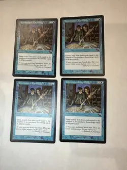 Nemesis MTG Playset Accumulated Knowledge Magic - Image 1