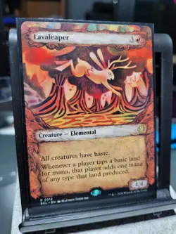 Lorwyn Eclipsed Lavaleaper 0318, NM, Showcase, Non-Foil, Ships Quickly - Image 1