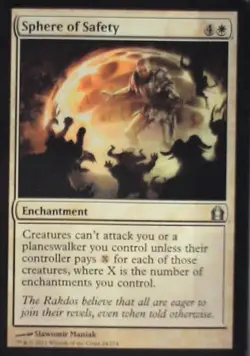 Sphere of Safety - Return to Ravnica: #24, Magic: The Gathering Nm C290 - Image 1