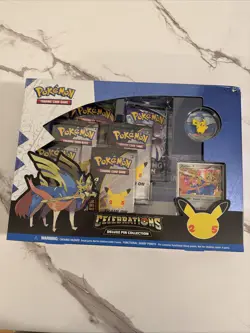 Pokemon TCG Celebrations Deluxe PIn Collection Zacian Box Sealed - Image 1