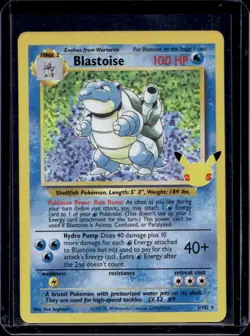 2021 Pokemon SWSH Celebrations Blastoise Classic Collection #2/102 - Image 1
