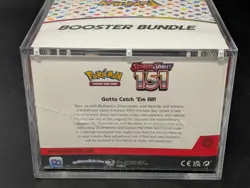 Pokemon 151 SV3.5 Booster Bundle Display Factory Sealed Case W/Acrylic Case - Image 3