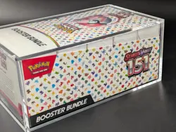 Pokemon 151 SV3.5 Booster Bundle Display Factory Sealed Case W/Acrylic Case - Image 4