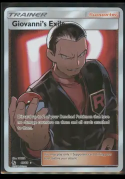 2019 Sun & Moon - Hidden Fates Giovanni's Exile Ultra Rare #67 - Image 1