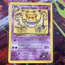 Pokemon TCG Sabrina's Hypno #56/132 Gym Challenge Non Holo WOTC VTG 2000 LP - Image 1
