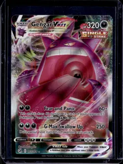 2021 Pokemon SWSH Fusion Strike Gengar VM #157/264 - Image 1
