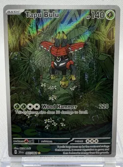 Tapu Bulu 65/64 Pokemon TCG S&V Shrouded Fable Illustration Rare Holo Near Mint - Image 1