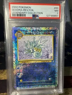 Seadra 63/110 Legendary Collection Reverse Holo 2002 Pokemon PSA 7 - Image 1