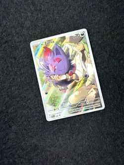 2023 Pokemon SV Black Star Promos N's Zorua #189 Destined Rivals ETB Promo - Image 2