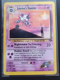 Sabrina's Haunter Gym Challenge 55/132 LP Pokemon TCG - Image 4