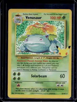2021 Pokemon SWSH Celebrations Venusaur Classic Collection #15/102 - Image 1