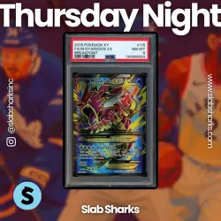2016 POKEMON XY BREAKPOINT #115/122 GYARADOS EX FULL ART PSA 8 - Image 1