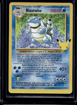 2021 Pokemon SWSH Celebrations Blastoise Classic Collection #2/102 - Image 1
