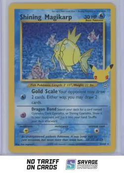 2021 Pokemon Celebrations Classic Collection Holo Shining Magikarp #66/64 - Image 1
