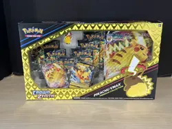 POKEMON CROWN ZENITH PIKACHU VMAX PREMIUM COLLECTION BOX SEALED - Image 1