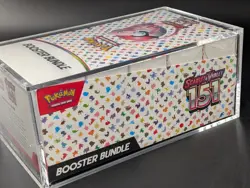 Pokemon 151 SV3.5 Booster Bundle Display Factory Sealed Case W/Acrylic Case - Image 4