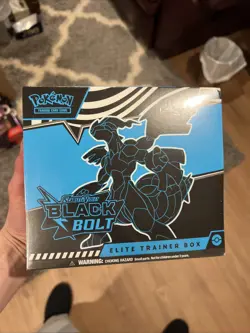 Pokemon TCG Black Bolt ETB Elite Trainer Box Factory Sealed Fast Shipping US - Image 1