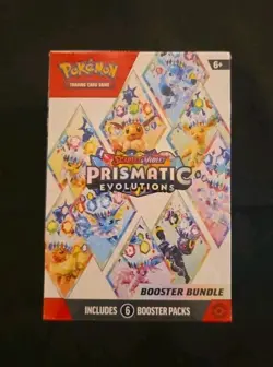 Pokemon TCG Scarlet & Violet Prismatic Evolutions Booster Bundle Factory Sealed - Image 1