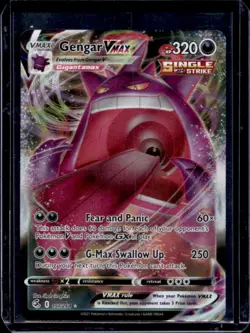 2021 Pokemon SWSH Fusion Strike Gengar VM #157/264 - Image 1