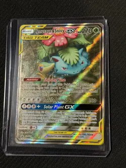 Pokemon TCG Venusaur & Snivy GX SM229 Tag Team *SEE PHOTOS* - Image 1