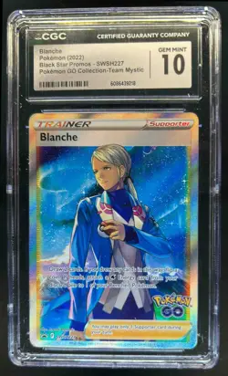 2019-2023 Pokemon SWSH Black Star Promos Blanche #SWSH227 CGC 10 - Image 1