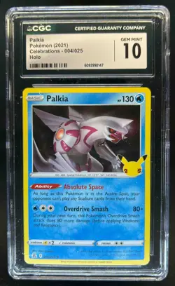 2021 Pokemon SWSH Celebrations Palkia Holo #004/025 CGC 10 - Image 1