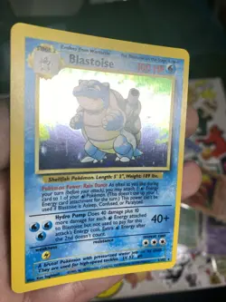 💎⭐Error OC Blastoise - Additional Yellow Ink - Base Set 2/102 Pokemon 1999⭐💎 - Image 5