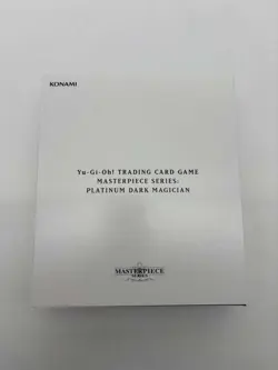 Yu-Gi-Oh! TCG Masterpieces Series Platinum Dark Magician w/ Acrylic Case - Image 1