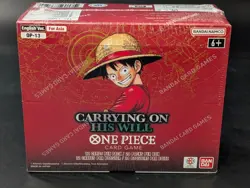 Auction #1 One Piece TCG OP-13 Carrying On His Will Booster Box SEALED - Image 1