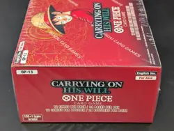 Auction #1 One Piece TCG OP-13 Carrying On His Will Booster Box SEALED - Image 4