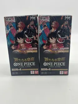 Lot of (2) One Piece Emperors in the New World OP-09 Booster Box Japanese Sealed - Image 1
