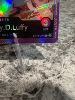 Monkey.D.Luffy ST10-002 SR Leader Three Captains Holo Foil One Piece TCG - Image 5