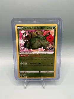 Radiant Venusaur 004/078 Pokemon Pokemon GO Holo Radiant Rare NM - Image 1