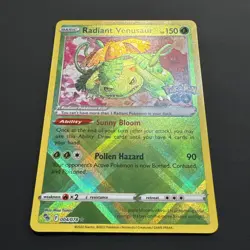 Pokemon TCG Radiant Venusaur Holo Card Pokemon Go 004/078 Rare - Image 2
