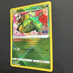 Pokemon TCG Radiant Venusaur Holo Card Pokemon Go 004/078 Rare - Image 5
