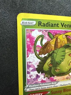 Radiant Venusaur 004/078 Pokemon GO Ultra Rare Holo Pokemon Card LP - Image 2