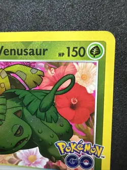 Radiant Venusaur 004/078 Pokemon GO Ultra Rare Holo Pokemon Card LP - Image 3