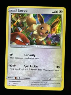 Eevee - 48/68 - Rare Holo Hidden Fates - Pokemon Card - NM - Image 1