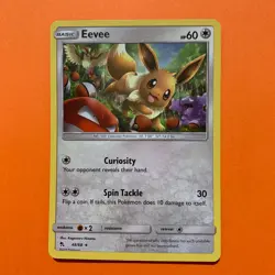 Eevee Holo Rare 48/68 NM - Hidden Fates - Pokemon Card TCG - Near Mint - Image 2