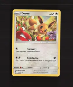 Eevee 48/68 Hidden Fates Holo Rare Pokemon Card NM - Image 1