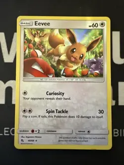Pokemon - Eevee 48/68 - Hidden Fates - Holo Rare - Near Mint - Image 1