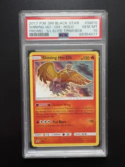 Pokemon - Shining Ho-Oh - SM70 - Shining Legends - ETB Promo - PSA 10 - Image 1